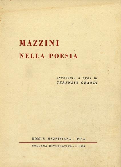 Mazzini nella poesia - copertina