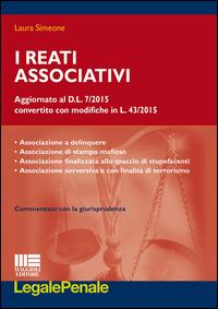 I reati associativi - Laura Simeone - copertina