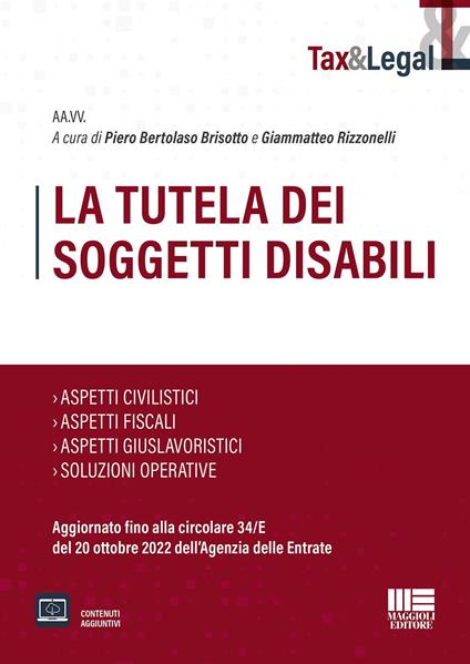 La tutela dei soggetti disabili - copertina