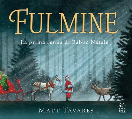 Fulmine. La prima renna di Babbo Natale. Ediz. a colori - Matt Tavares - copertina