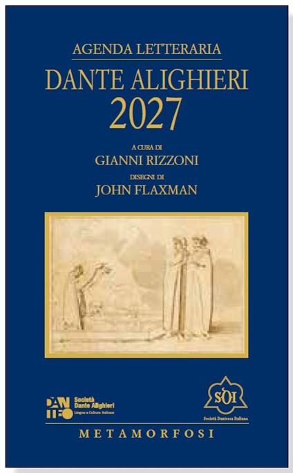 Agenda letteraria Dante Alighieri 2027 - copertina