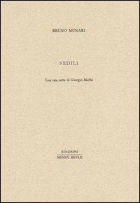 Sedili - Bruno Munari - copertina