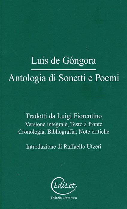 Antologia di sonetti e poemi - Luís de Góngora - copertina