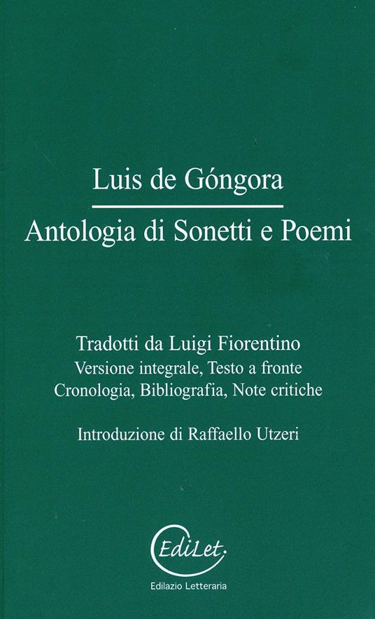 Antologia di sonetti e poemi - Luís de Góngora - copertina