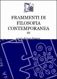Frammenti di filosofia contemporanea. Vol. 3 - copertina