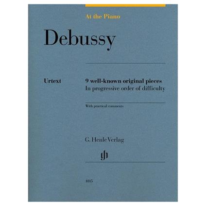  At the Piano - Debussy - 9 well-known original pieces - Pianoforte -  Claude Debussy - copertina