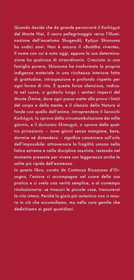L'arte di sorridere in salita. Lezioni di saggezza dal monaco giapponese che ha camminato per mille giorni - Ryōjun Shionuma - 2