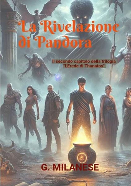 La rivelazione di Pandora - G. Milanese - copertina