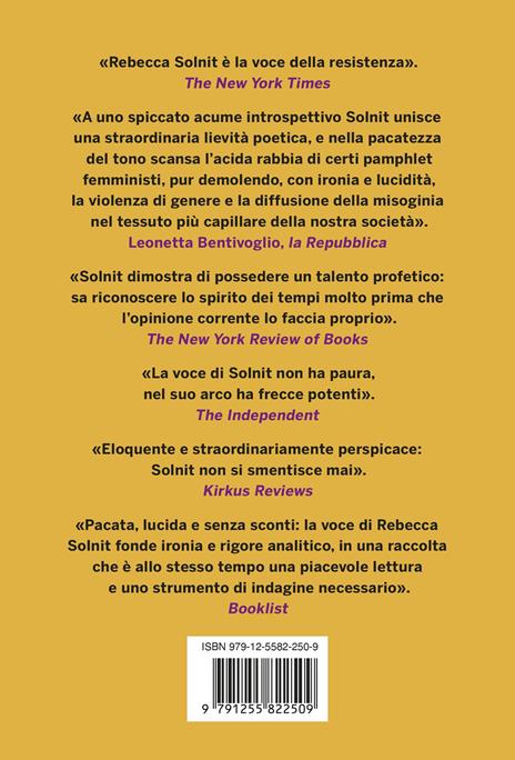 La madre di tutte le domande. Riflessioni sul femminismo e il potere - Rebecca Solnit - 5