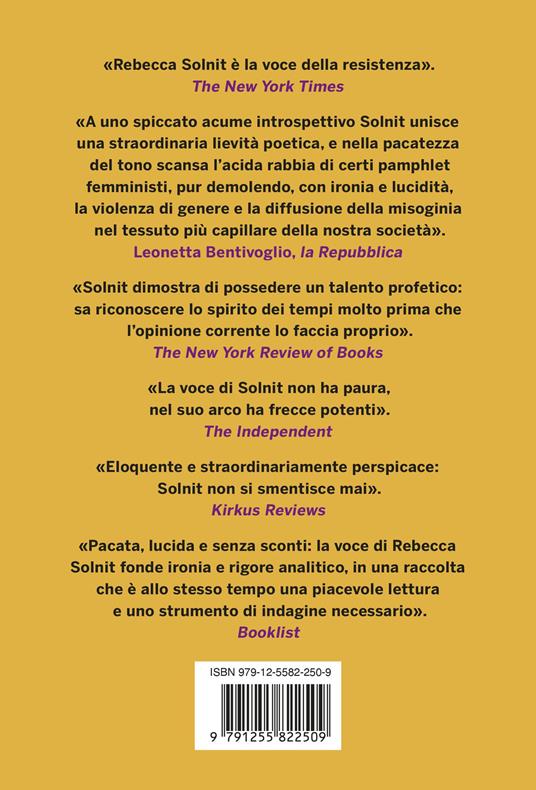 La madre di tutte le domande. Riflessioni sul femminismo e il potere - Rebecca Solnit - 5