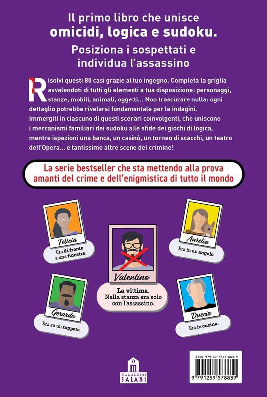 Murdoku. 80 omicidi misteriosi da risolvere con la logica. Il primo libro che unisce crime e sudoku - Manuel Garand - 8