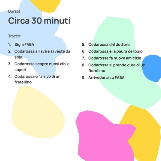 FABA personaggio sonoro - Codarossa Diventa Grande, Gioco Educativo - 6