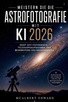 Meistern Sie die Astrofotografie mit KI 2026: Deep-Sky Fotografie, Teleskopaufnahmen und Bearbeitung des Nachthimmels - McAlbert Edward - cover