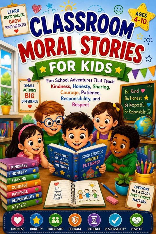 Classroom Moral Stories for Kids - Maha Kiran - ebook
