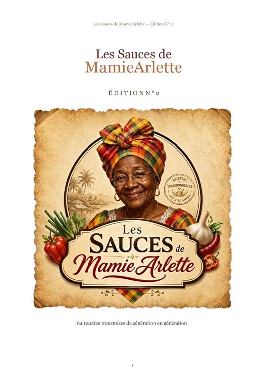 2 Ème EDITION - LES SAUCES DE MAMIE ARLETTE